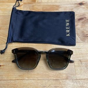 KREWE sunglasses Prytania Matcha + Pine Polarized